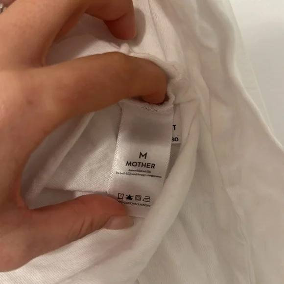 MOTHER The L/S Slouchy Cut Off - Picture 7 of 8